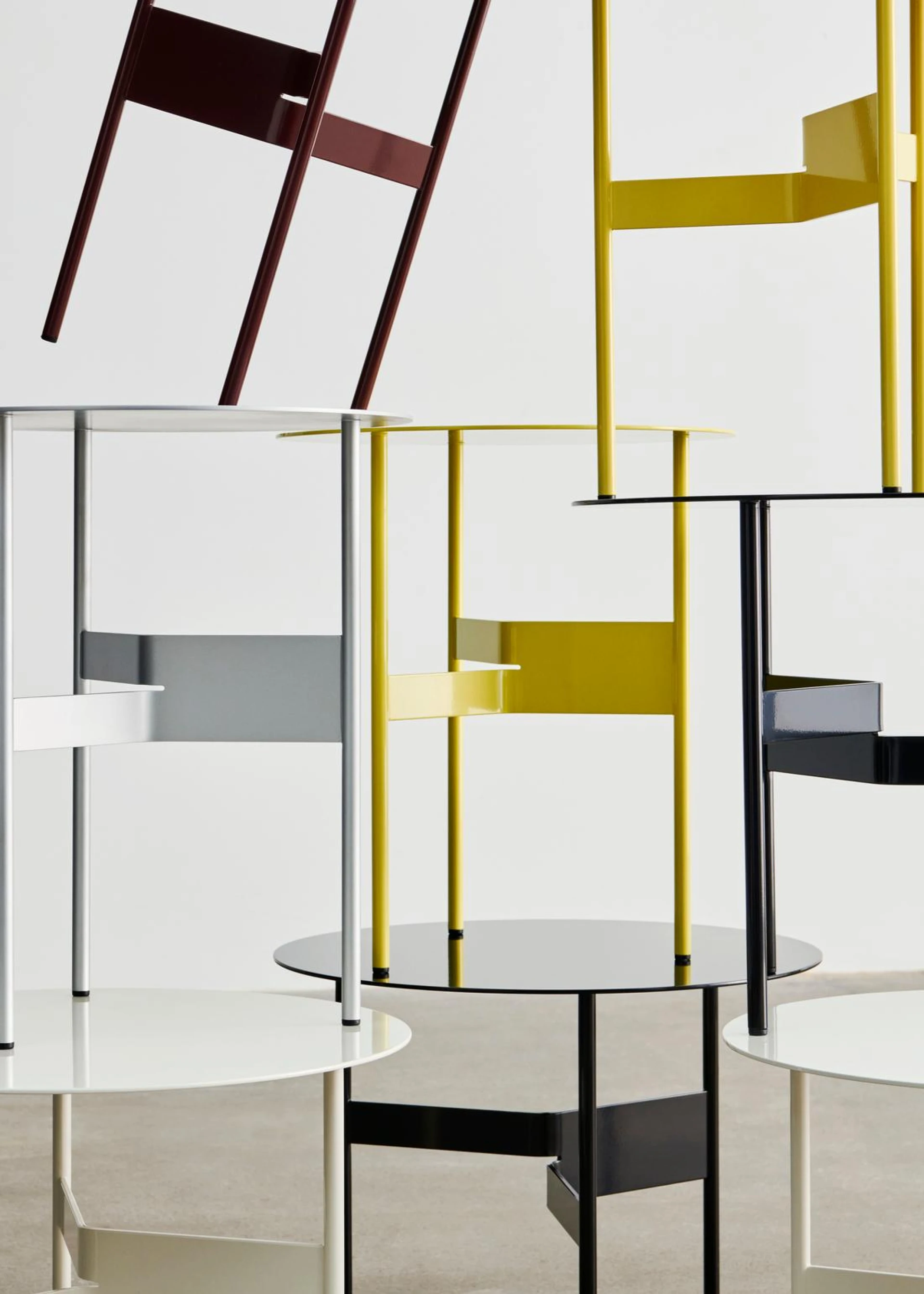 Shim Coffee Table Ø45 x H51 Custard