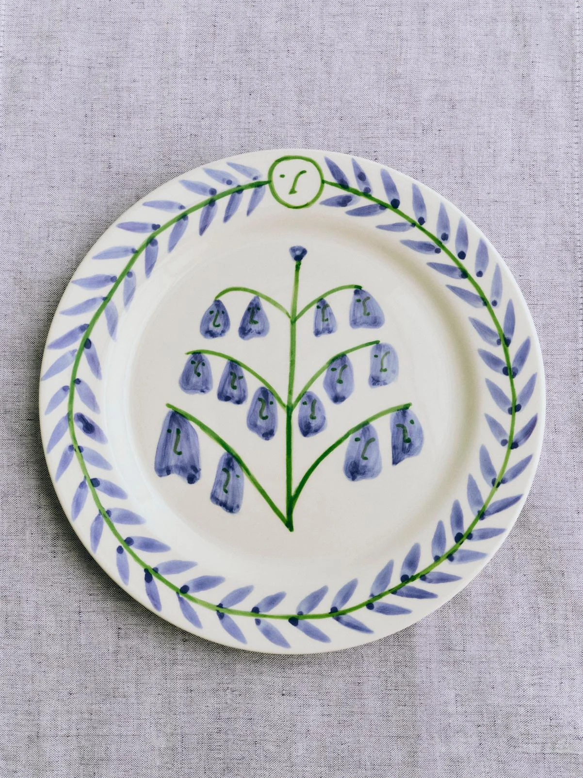 La Pittura Plate Ø24 Bluebells