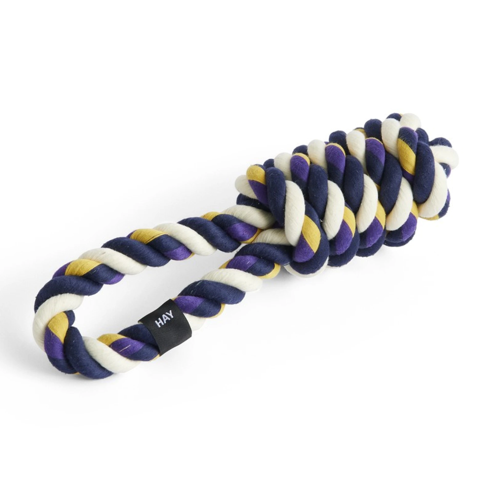 HAY Dogs Rope Toy Blue, purple, ochre