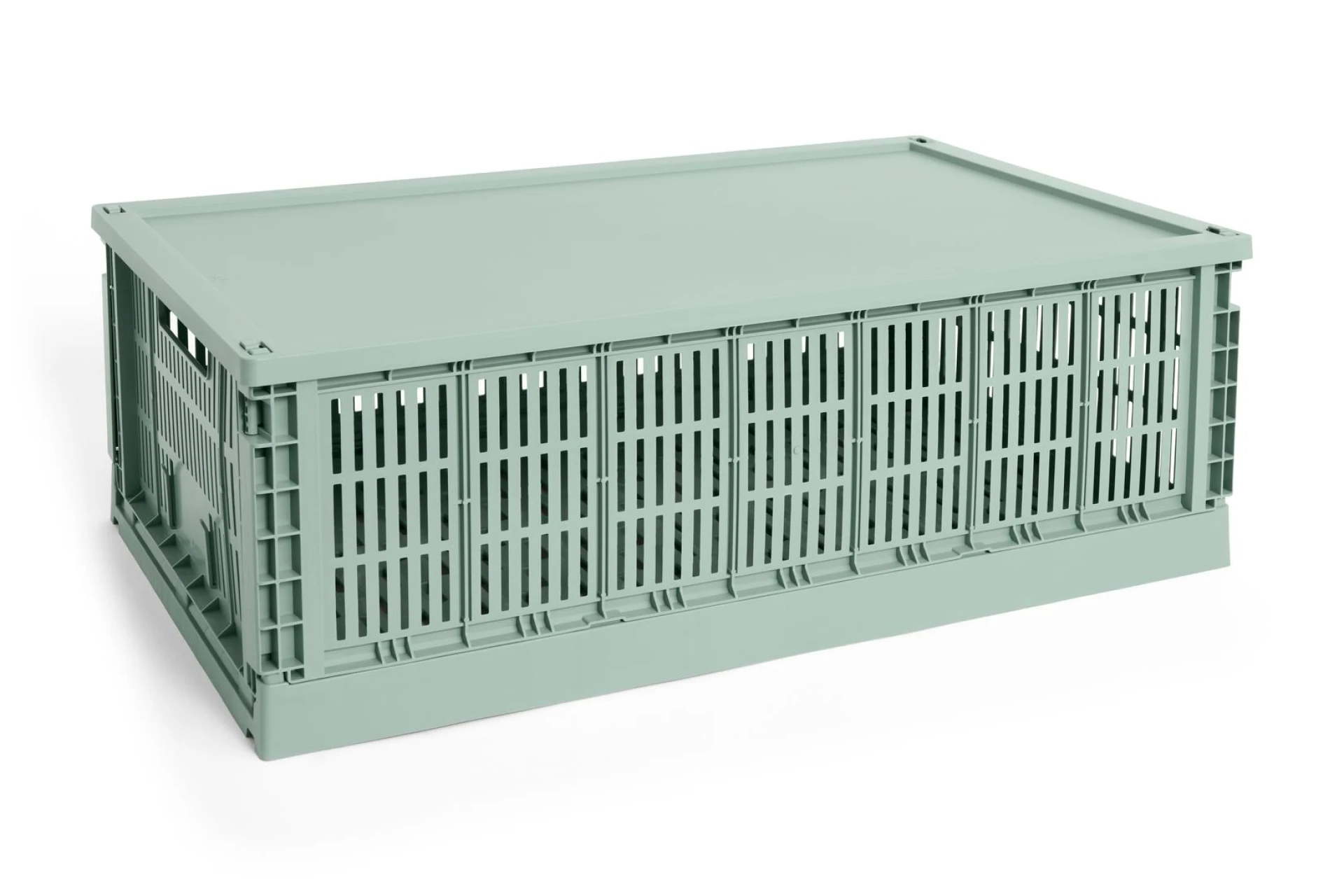 HAY Colour Crate Lid Plastic X-Large Sage green