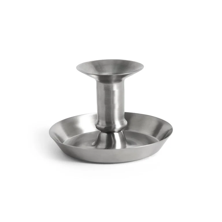 Flare Steel Candleholder Small Steel