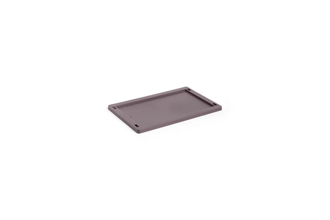 HAY Colour Crate Lid Plastic Small Bordeaux