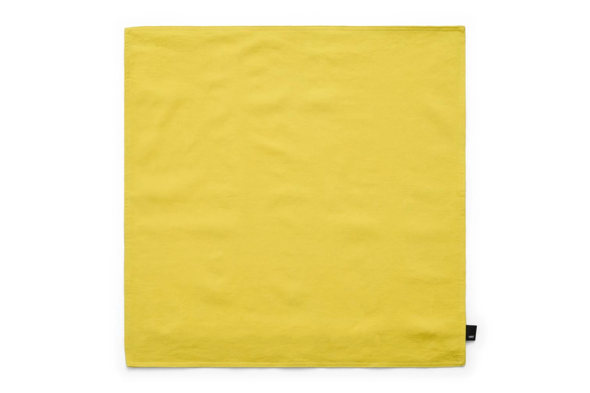 Linen Cushion Cover 60 x 60 Lemon yellow