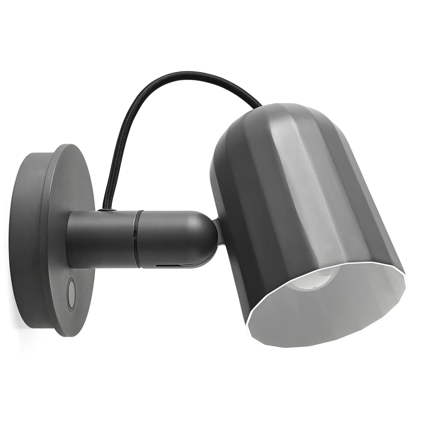 Noc Wall Button Dark grey