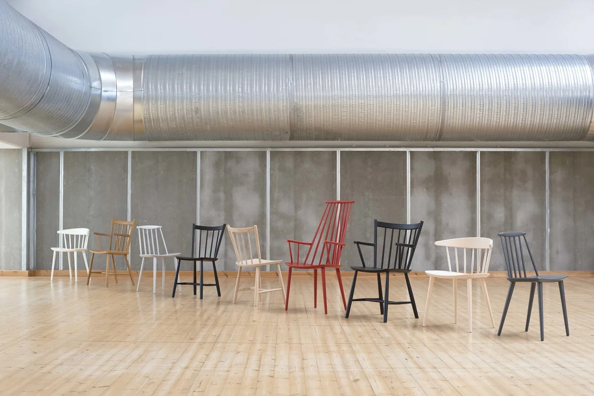 J104 Chair Beech White 