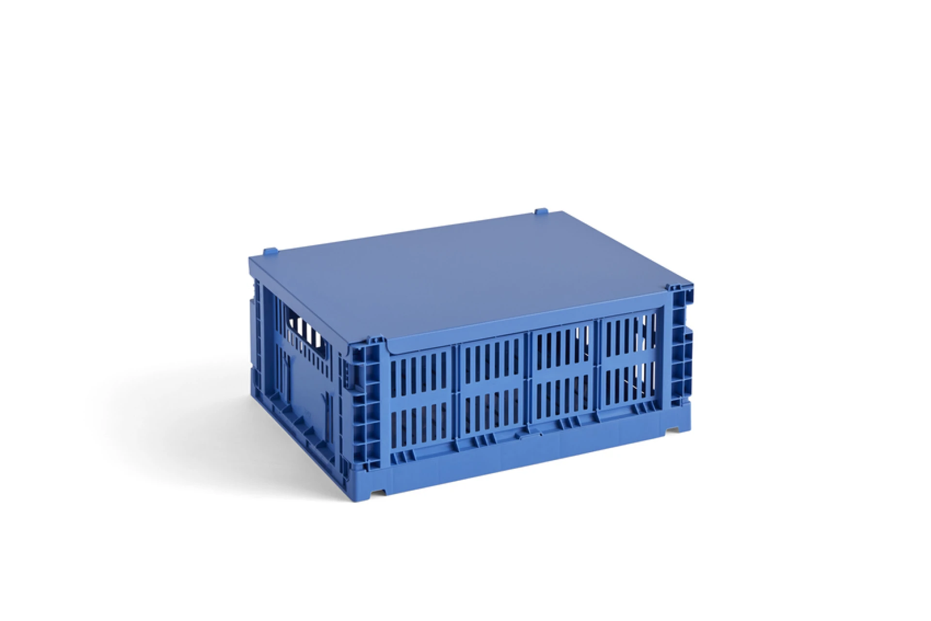 HAY Colour Crate Lid Metal Medium Electric blue