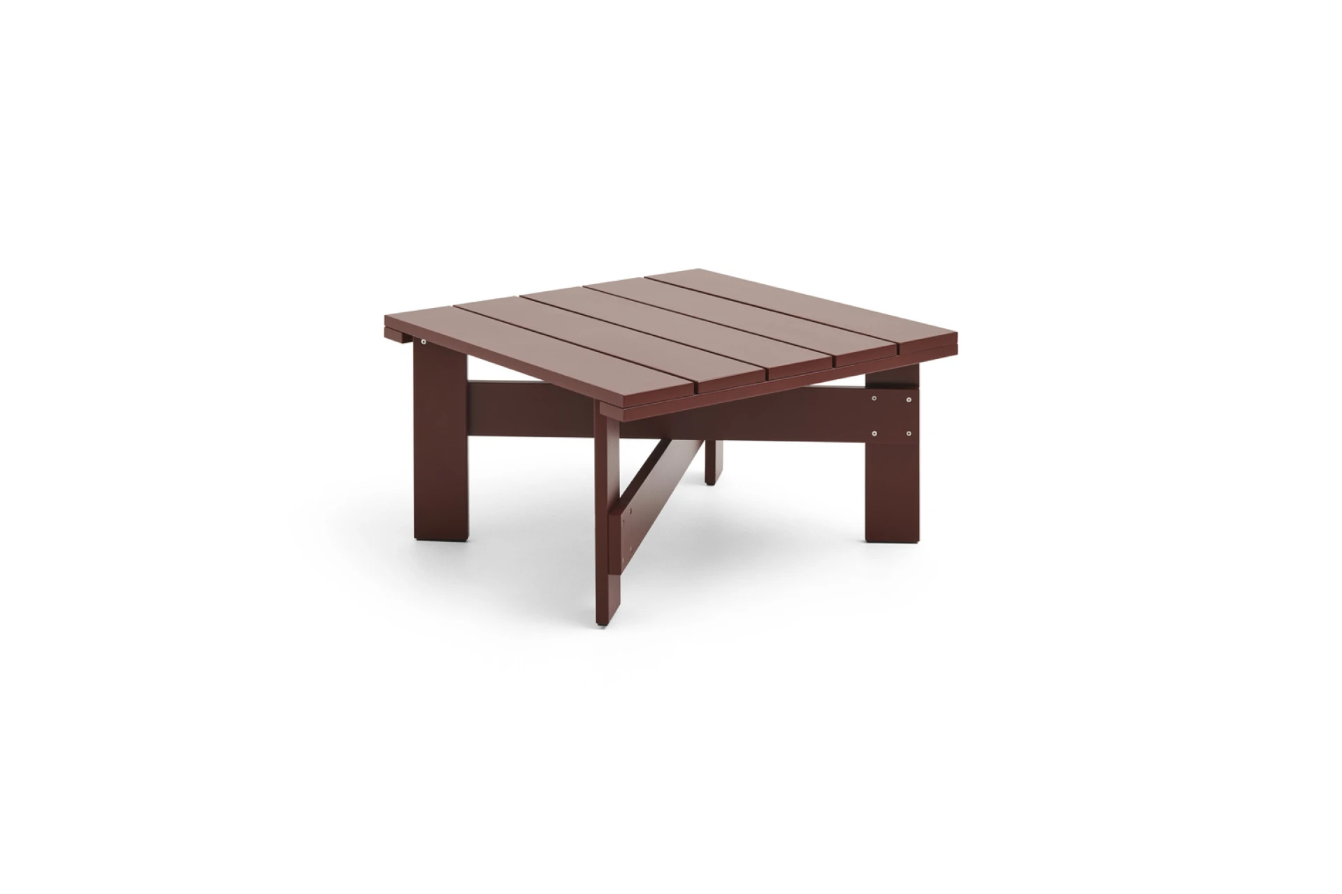 Crate Low Table Iron red L75.5