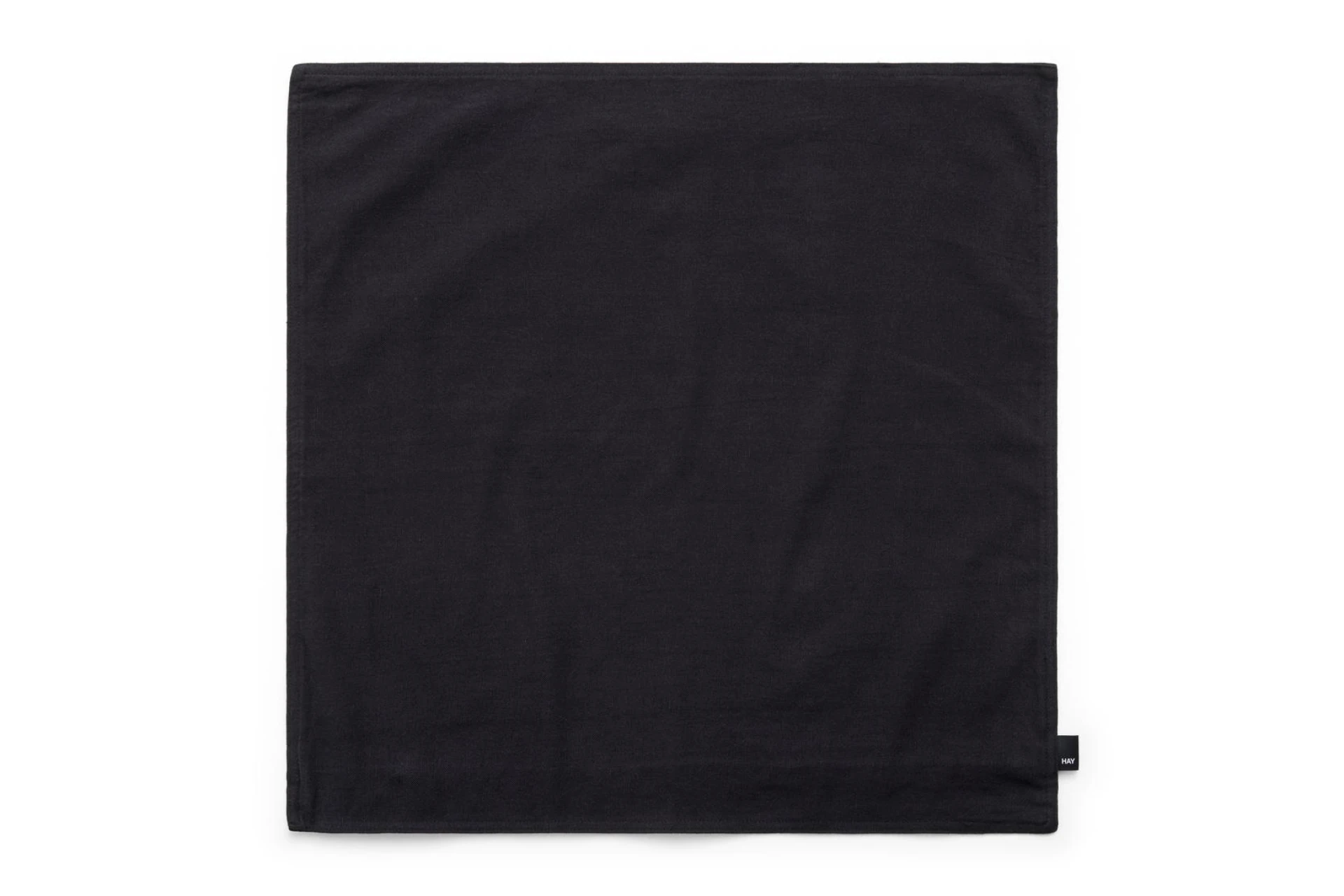 Linen Cushion Cover 60 x 60 Blue, black