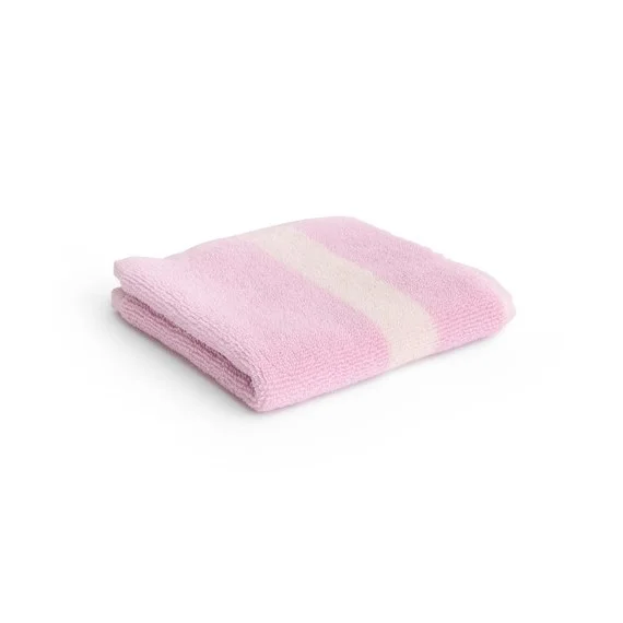 Stripe Wash Cloth Cool pink
