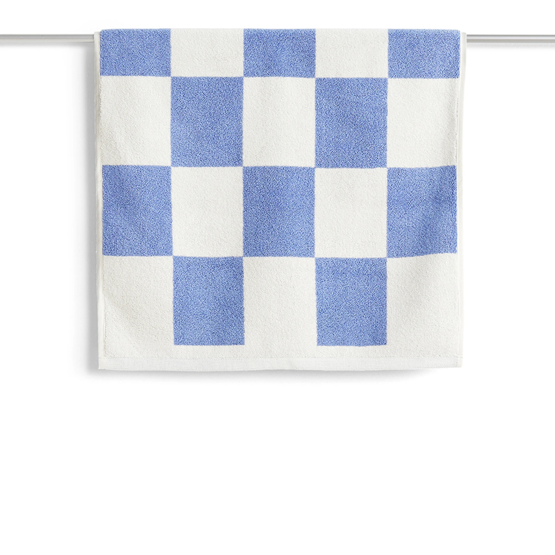 Check Bath Mat Sky blue