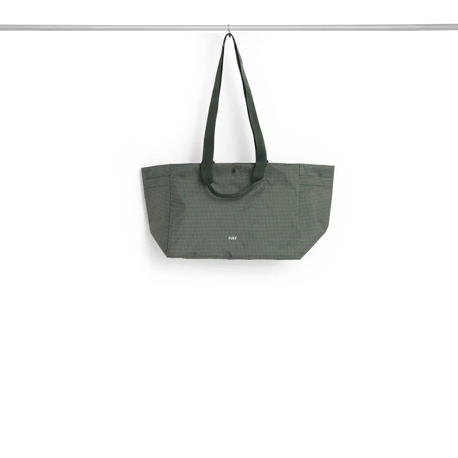 Grid Weekend Bag Small Dark green