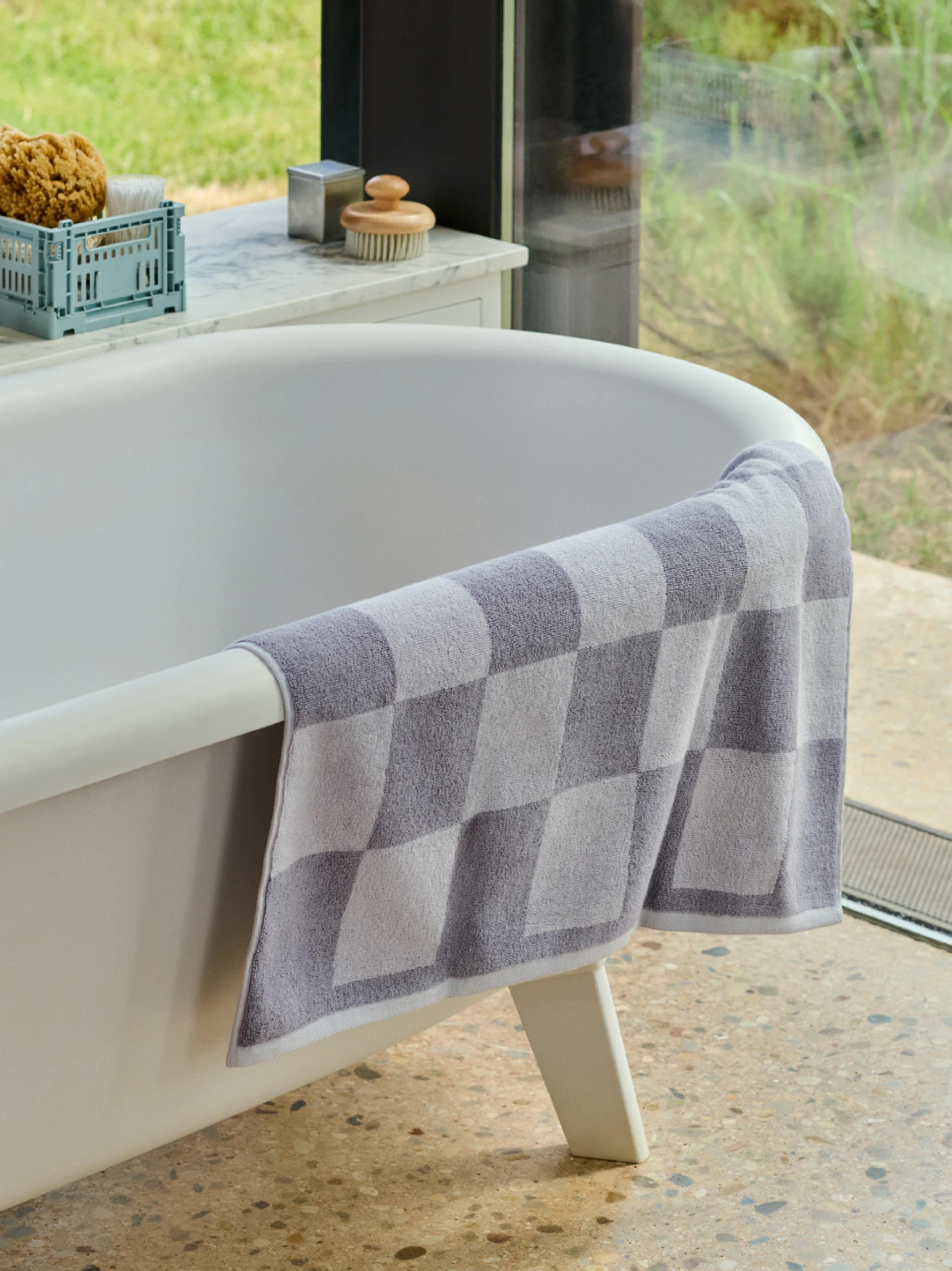 HAY Colour Crate Mini Set of 2 Dusty blue