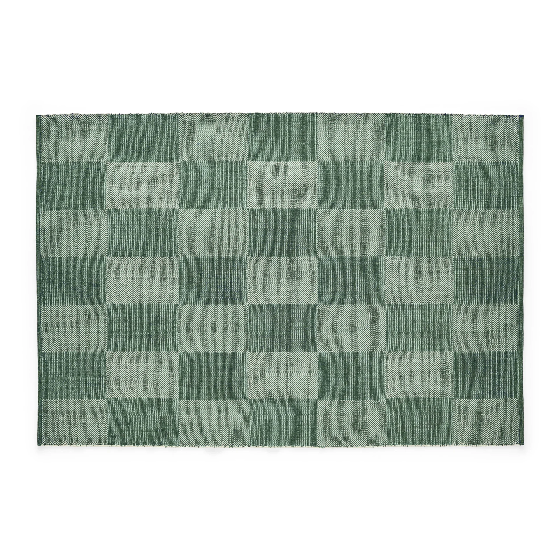 Check Rug 140 x 200 Green S Check