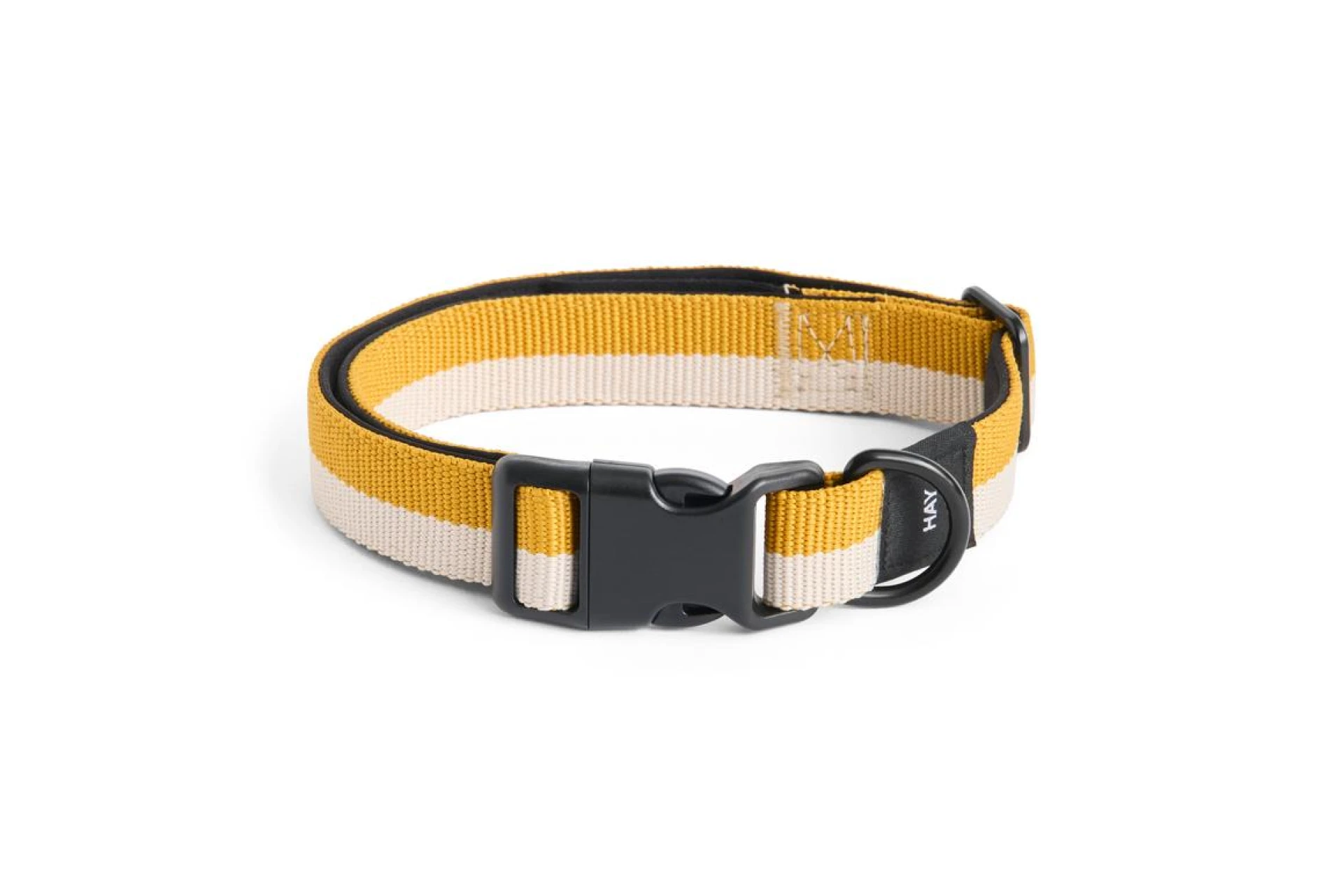 HAY Dogs Collar Flat M/L Off-white, ochre