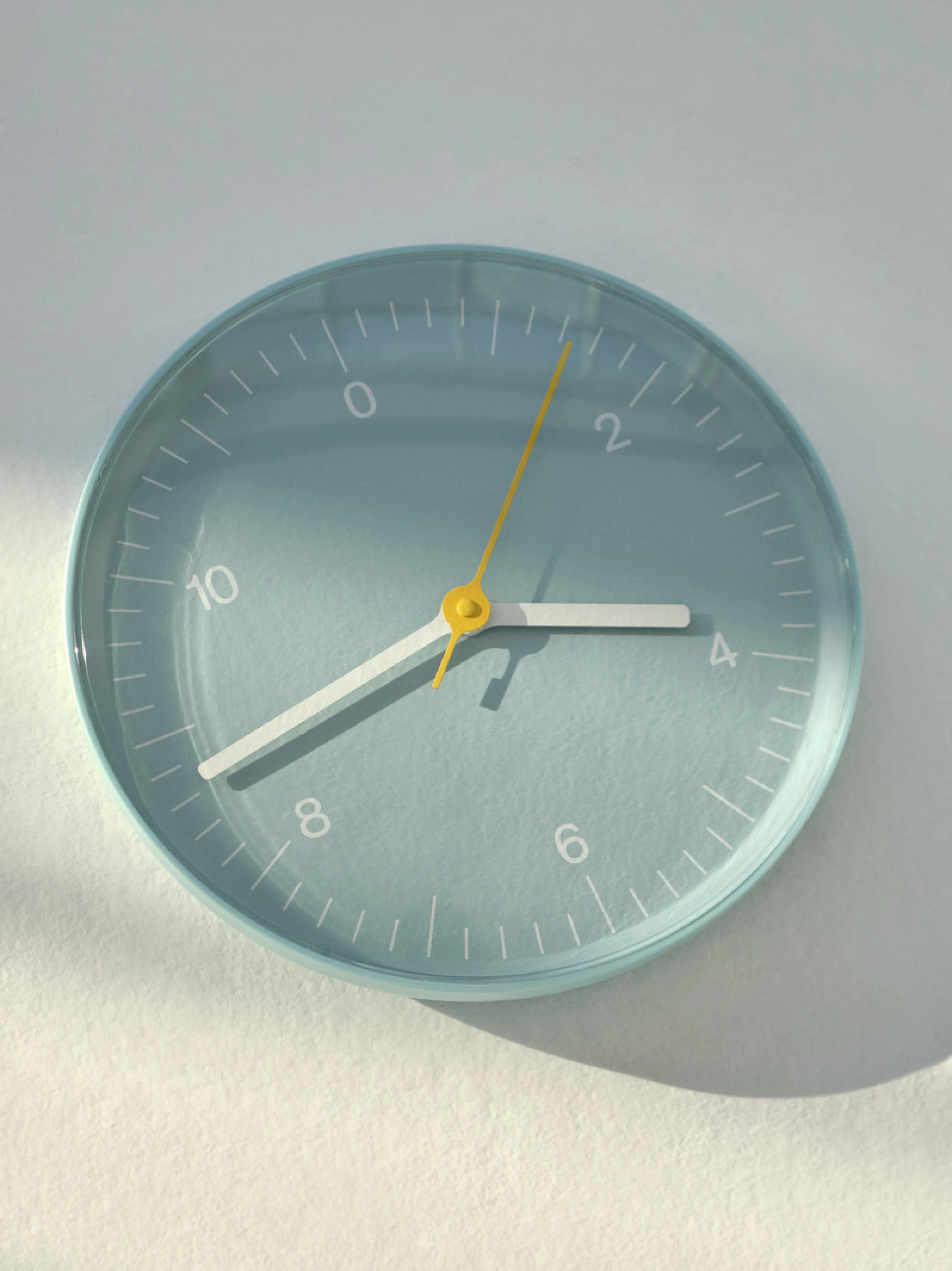 Wall Clock Blue