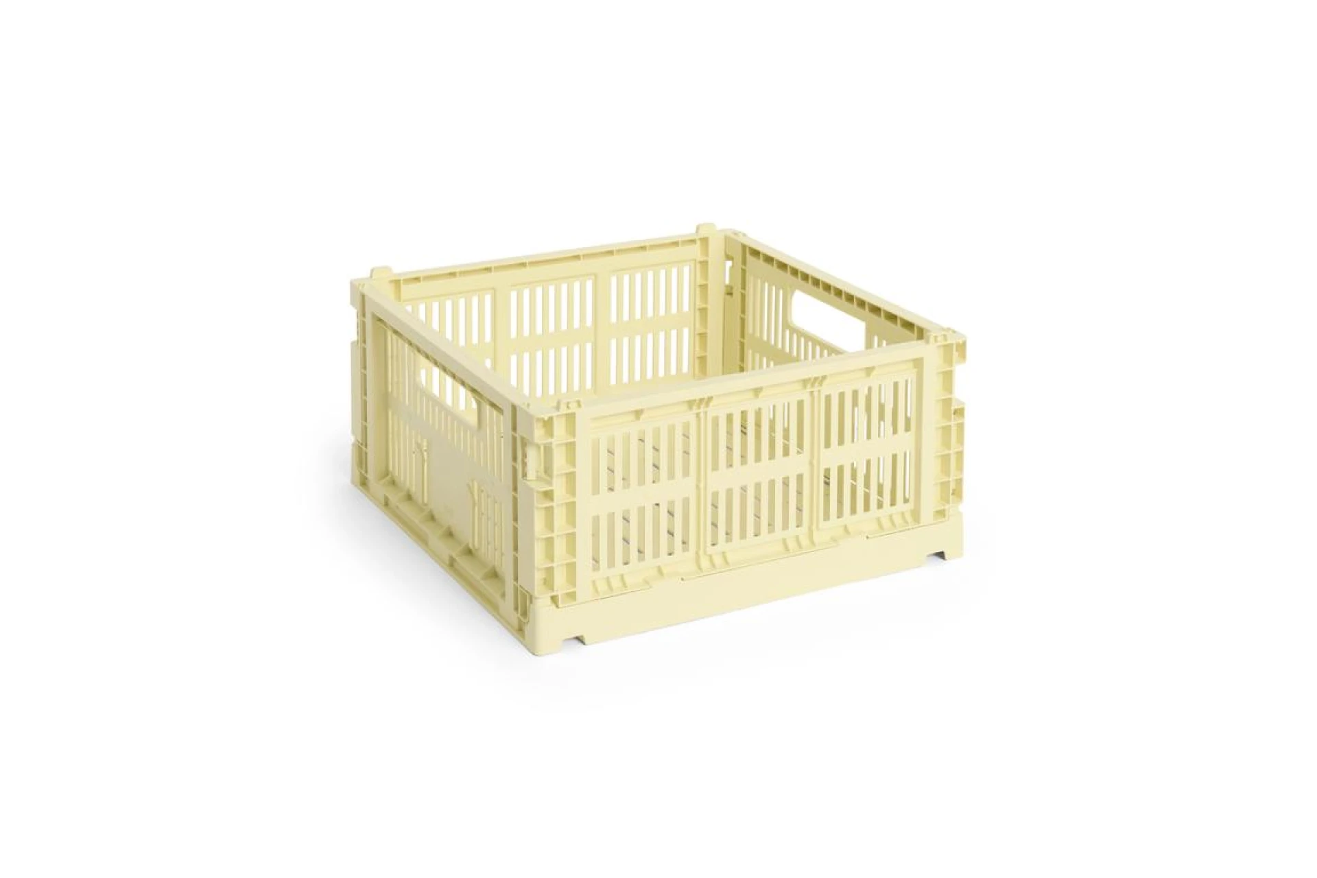 HAY Colour Crate Medium Square Light yellow
