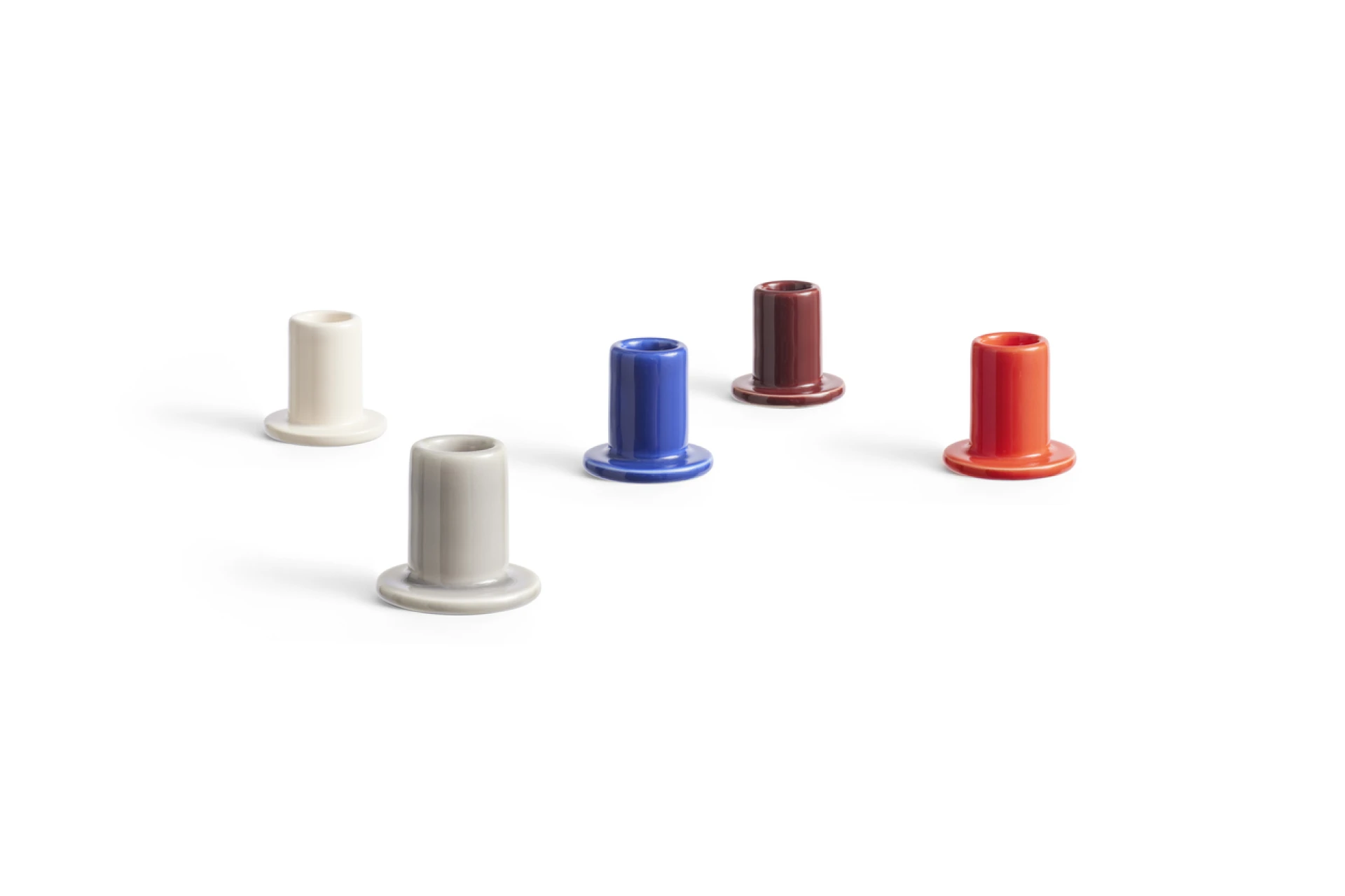 Tube Candleholder Light grey