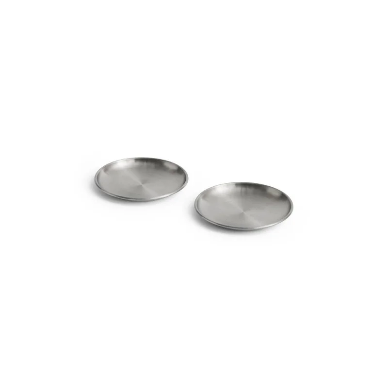 Outdoor Market Steel Plate Set of 2 Small