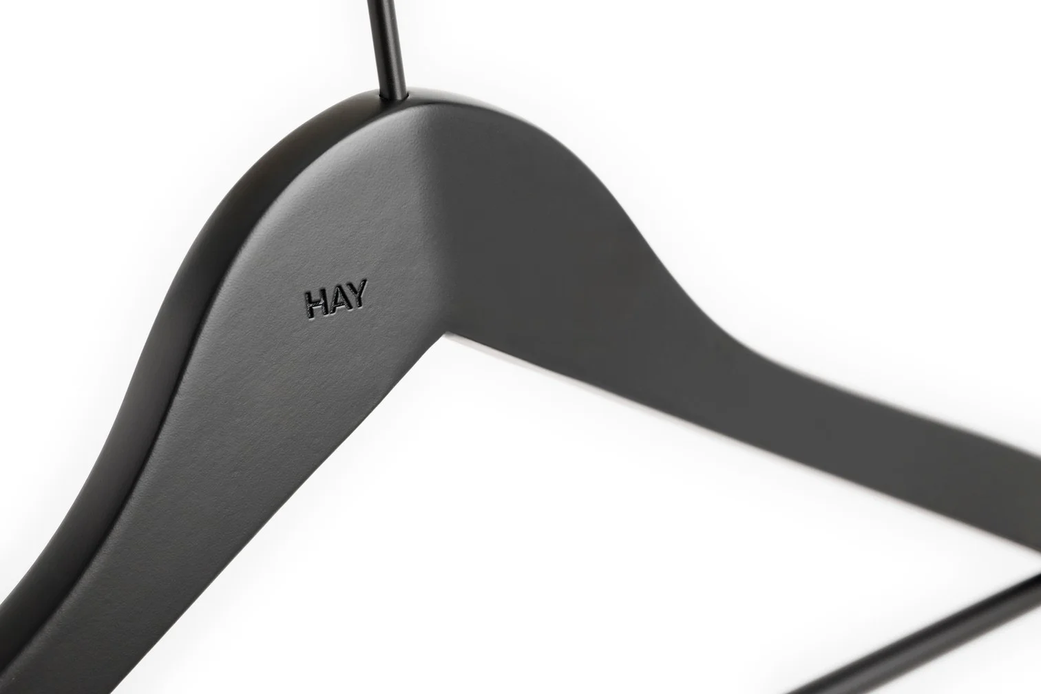 Smooth Coat Hanger Set of 4 with bar Slim