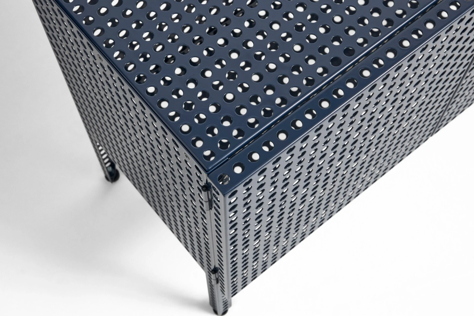 Perforated Cabinet Floor Small Steel blue