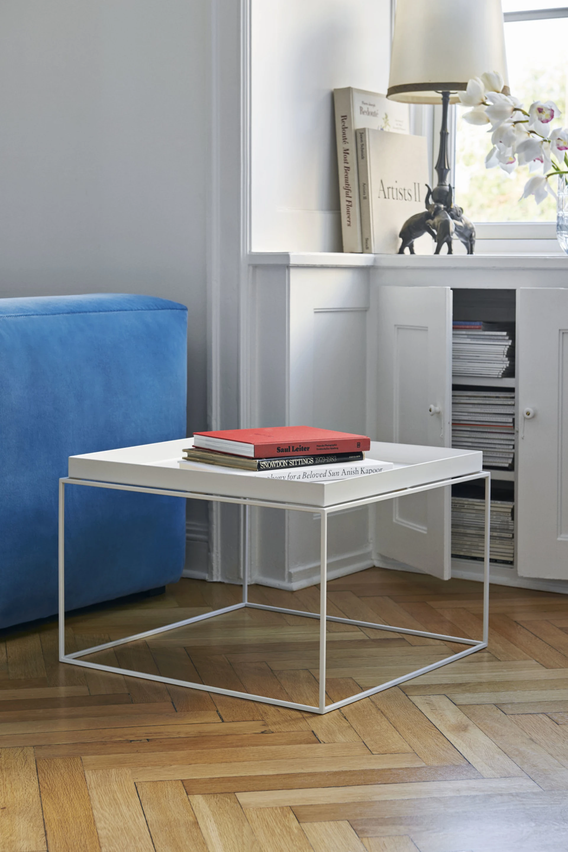 Tray Coffee Table L60 x W60 White