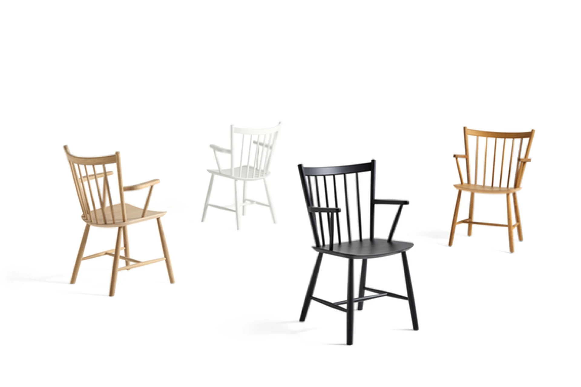 J42 Chair Dark oiled oak