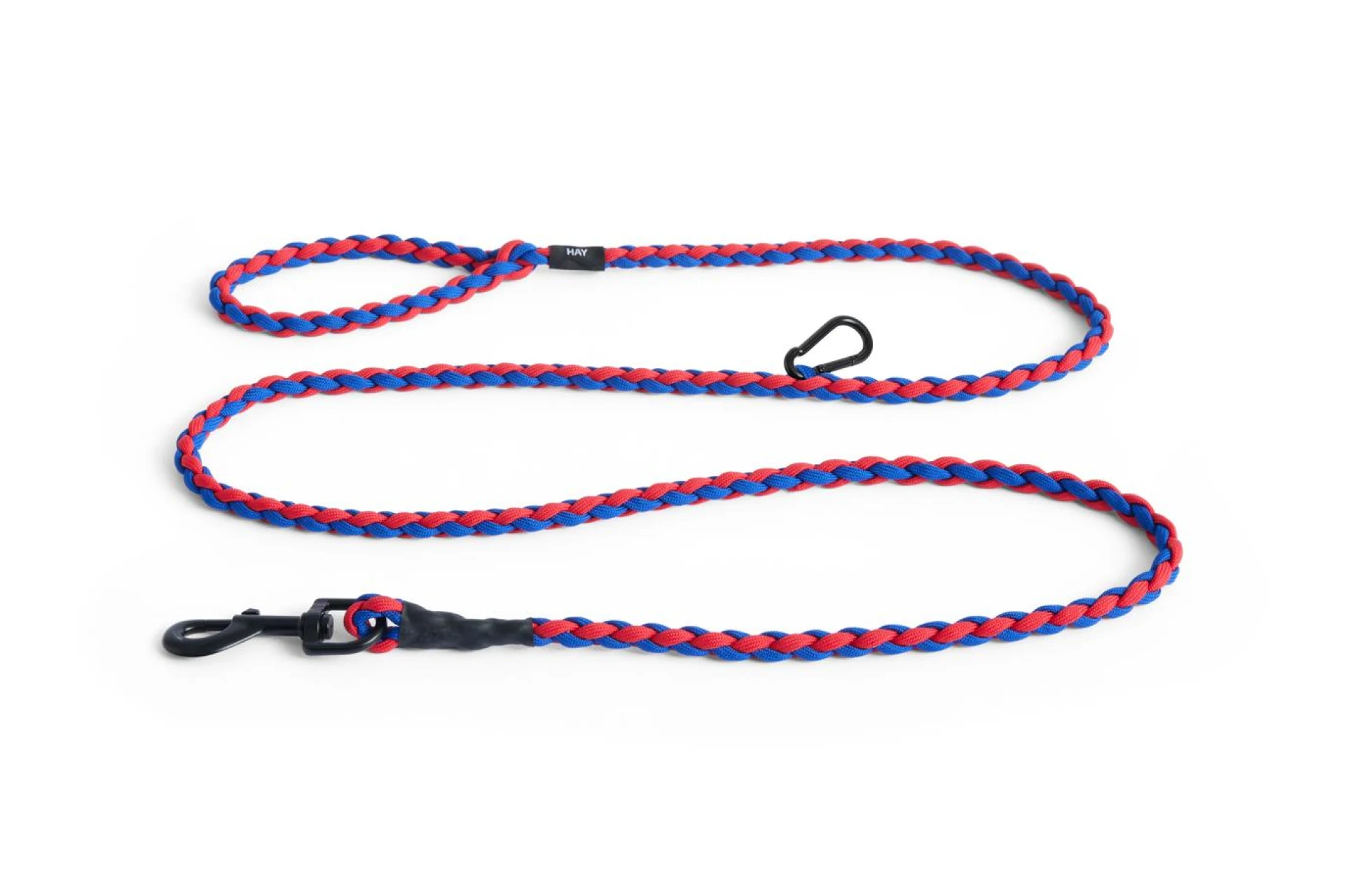 HAY Dogs Leash Braided Adjustable M/L Blue, red