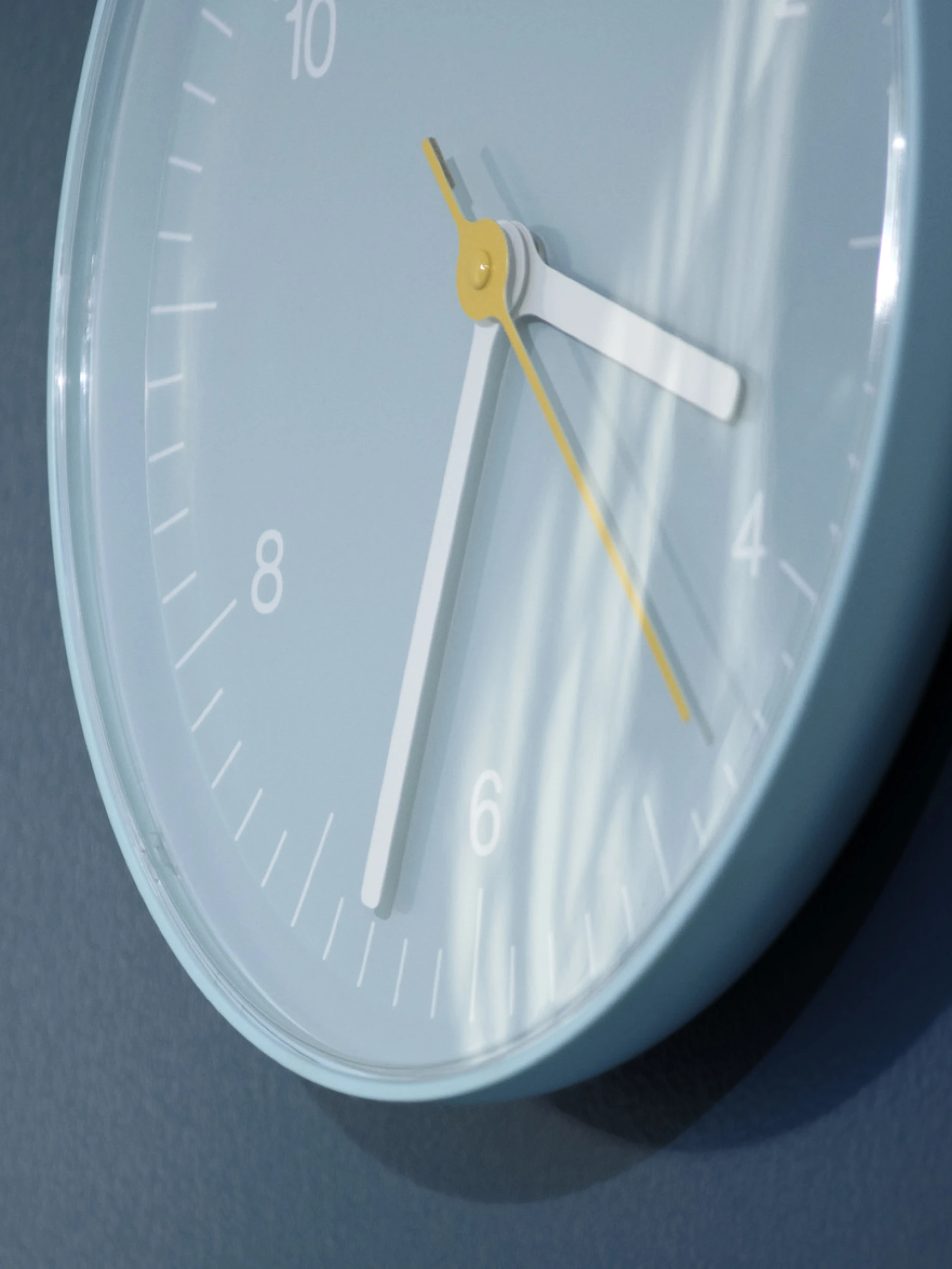 Wall Clock Blue