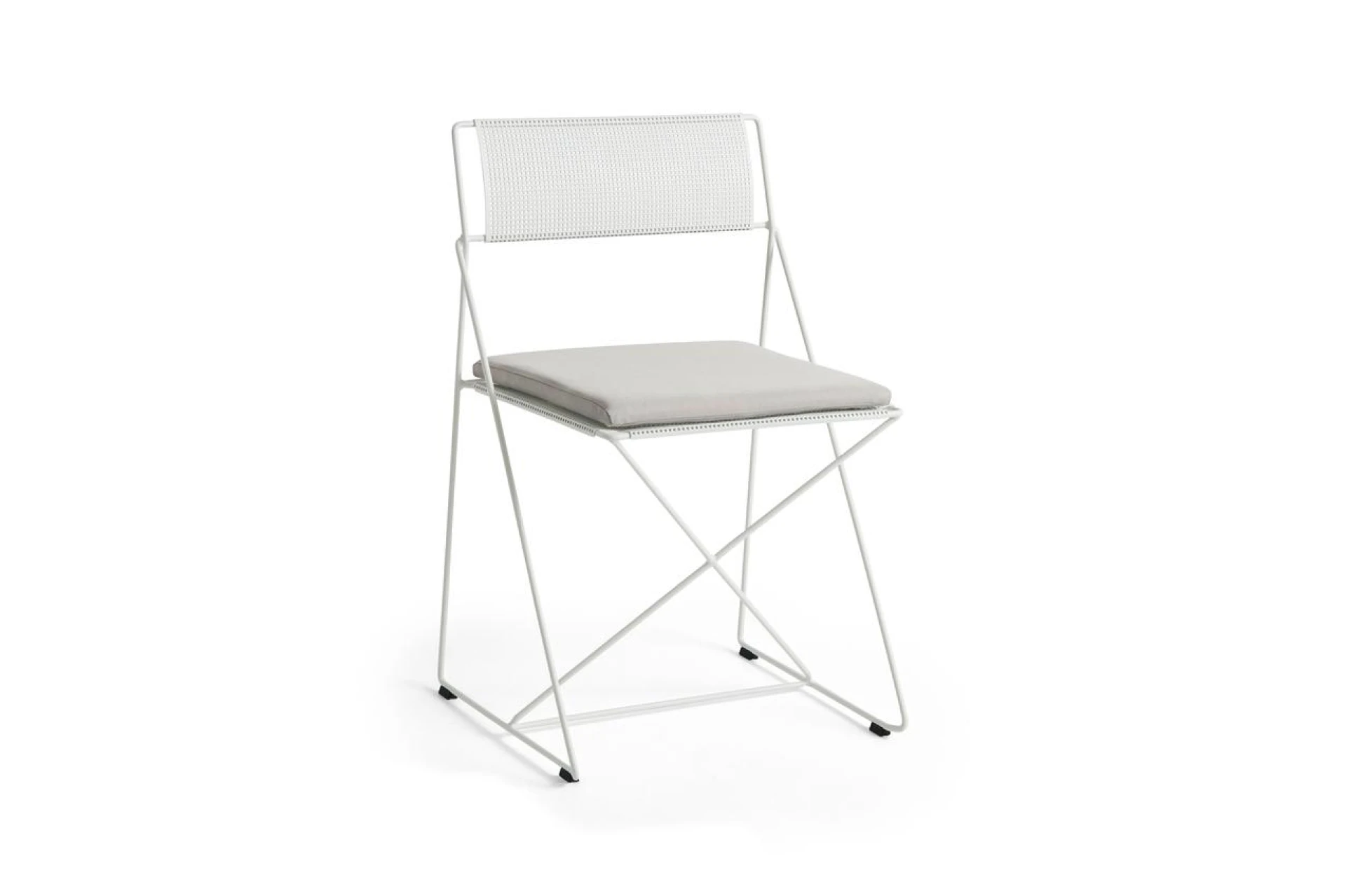 Seat Cushion for X-Line Chair Outdoor Sky grey textile