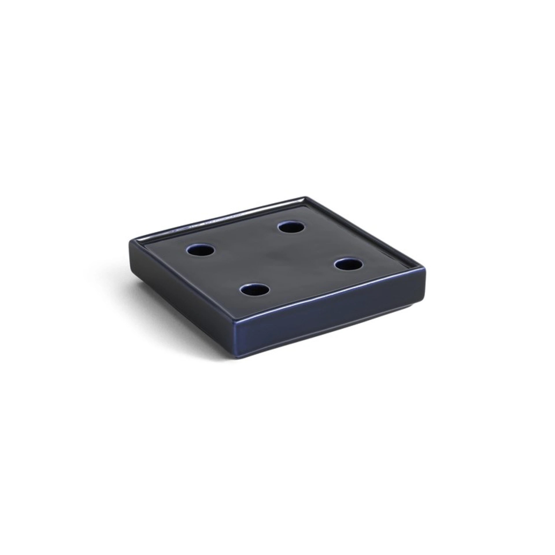 Mattone Candleholder Large Dark blue