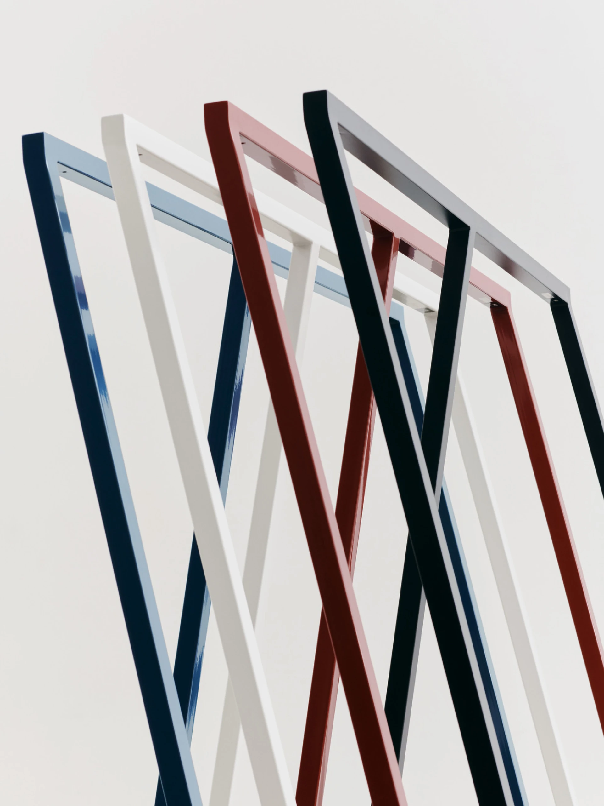 Loop Stand Wardrobe Maroon red