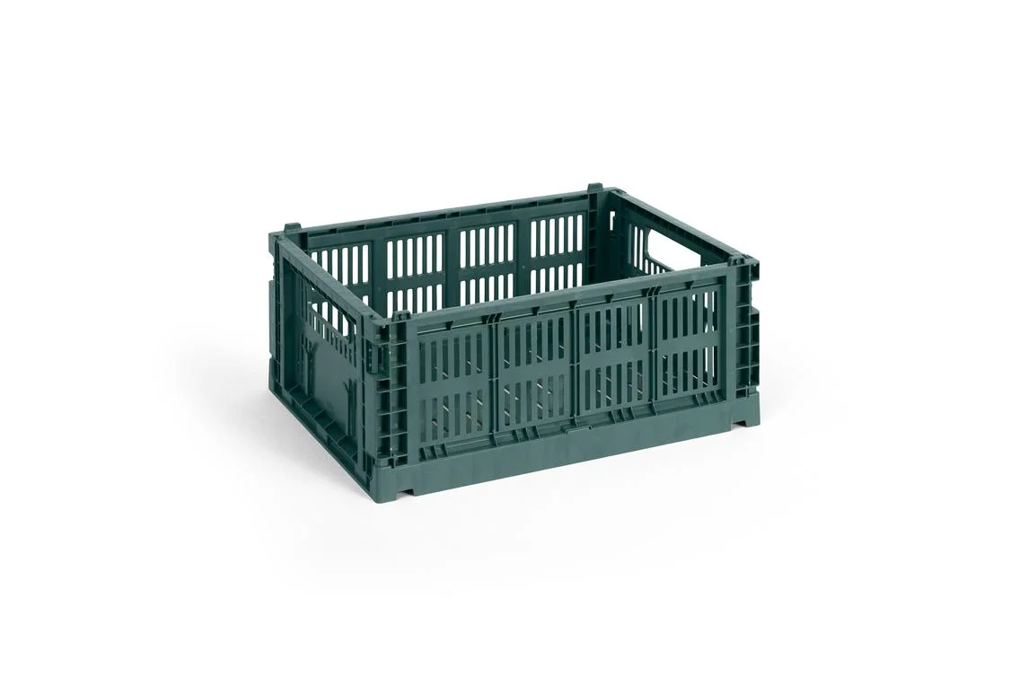 HAY Colour Crate Medium Dark green