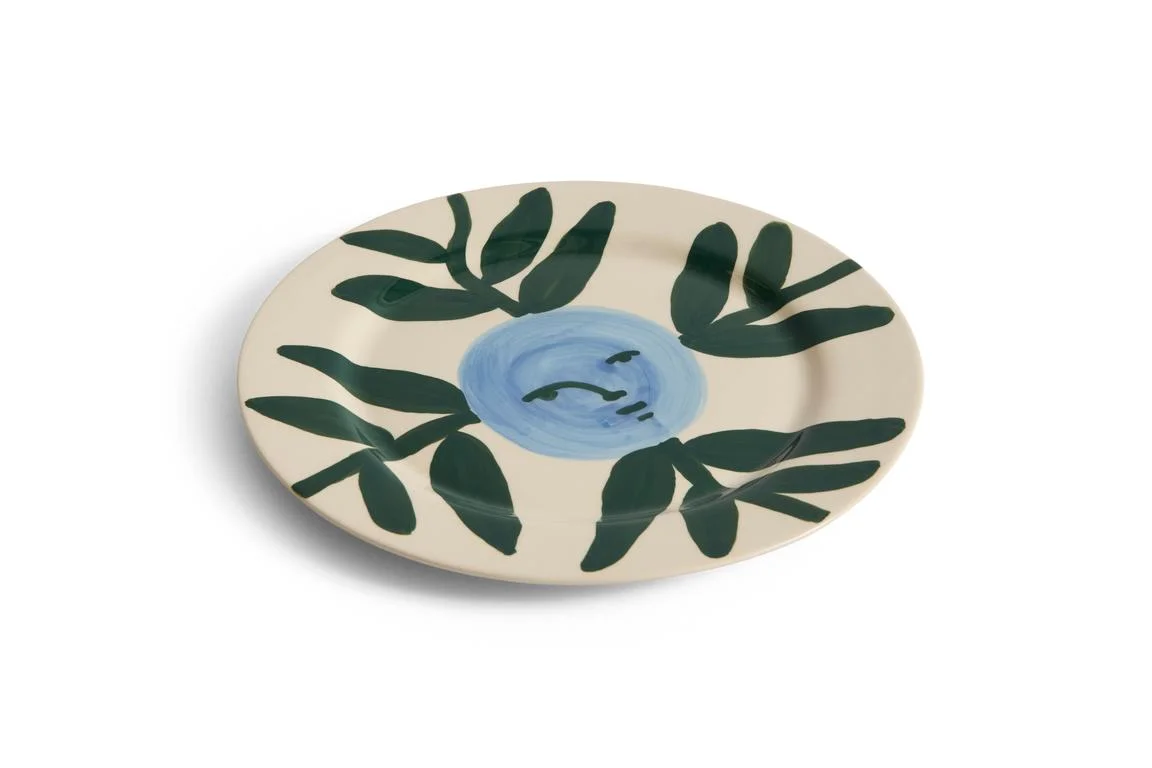 La Pittura Plate Ø28,5 Moon face vine