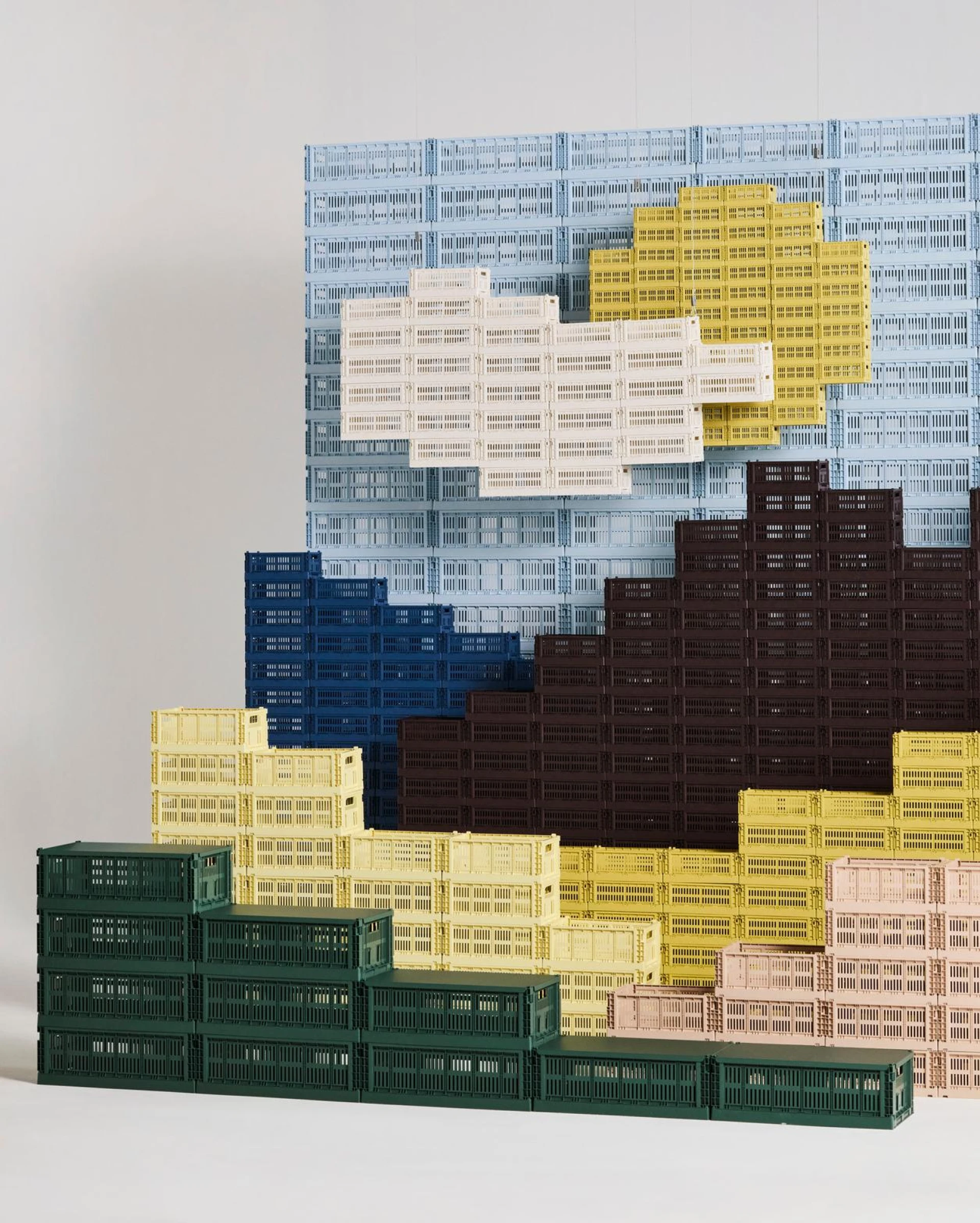 HAY Colour Crate Medium Light yellow