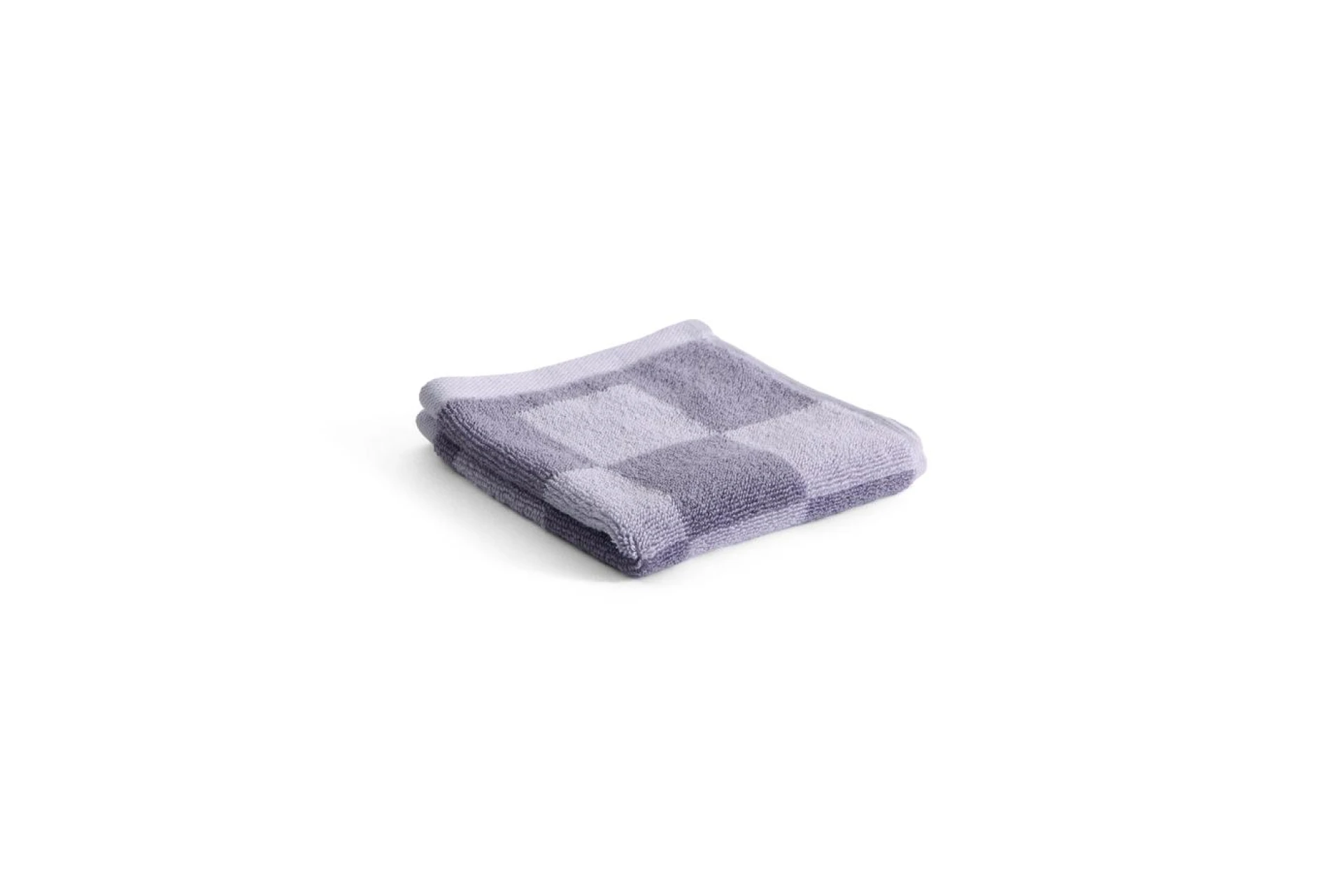 Check Wash Cloth Lavender