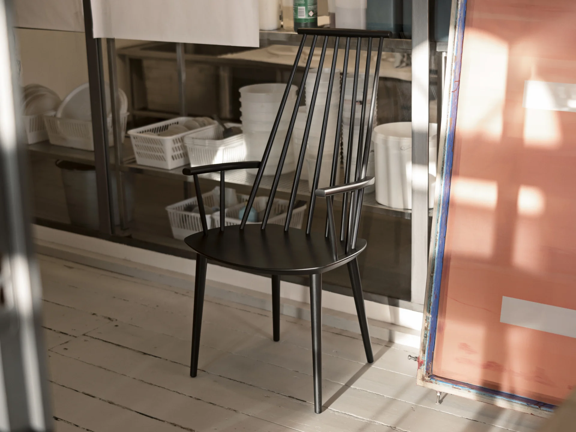 J110 Chair Beech Black 