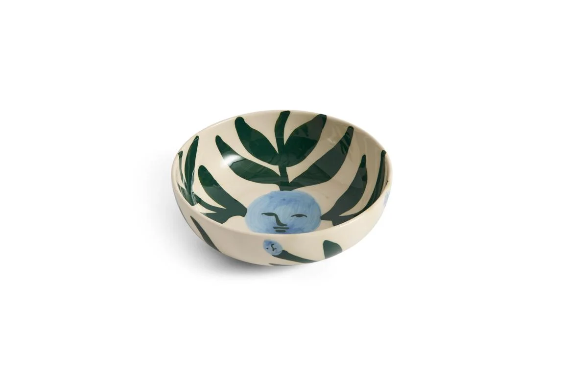 La Pittura Bowl Ø18 Moon face vine