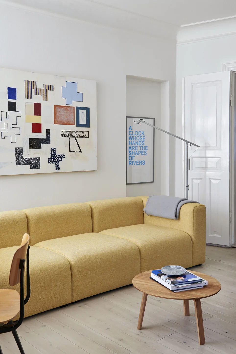 Bella Coffee Table D60 x H32 Oiled solid oak