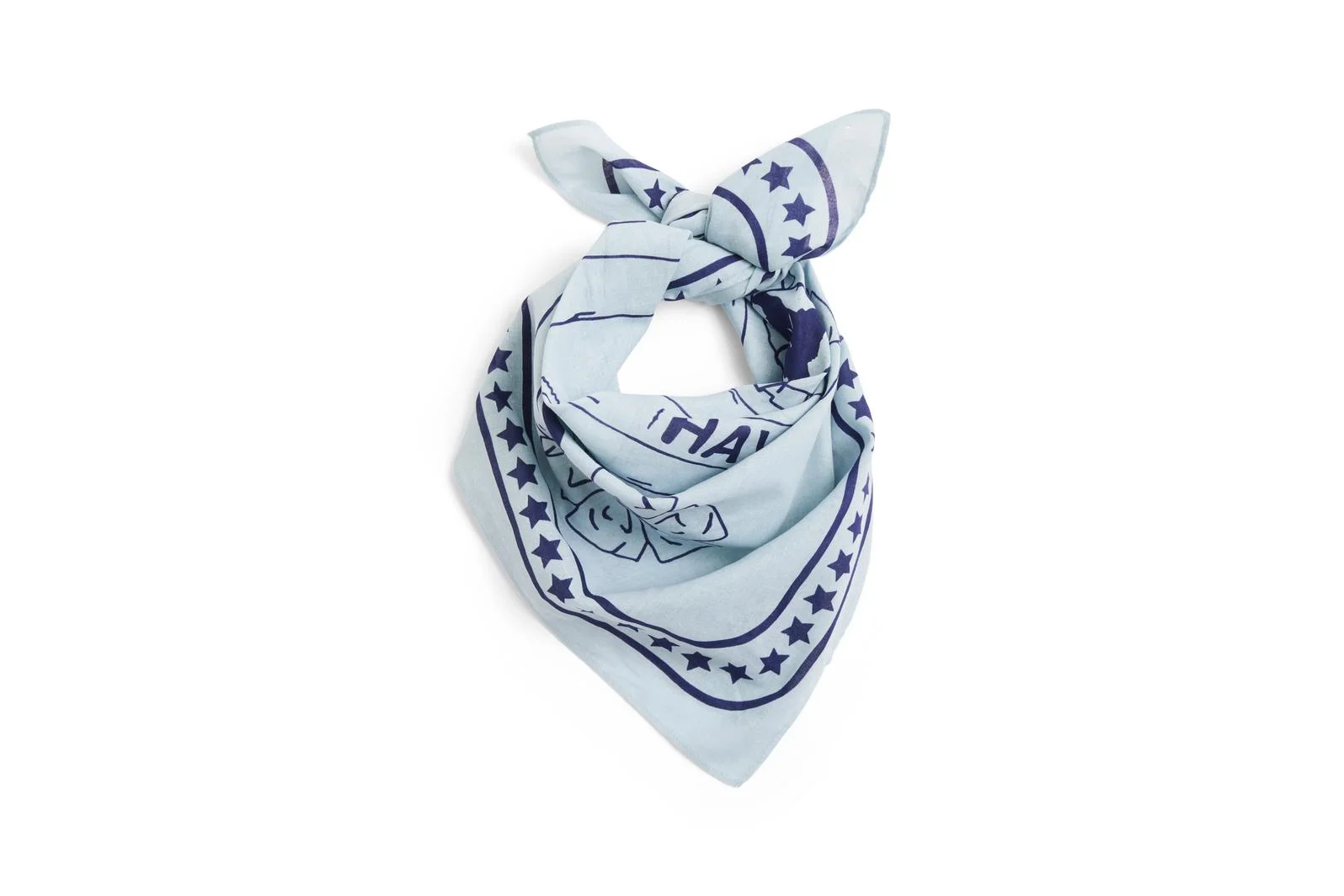HAY Dogs Scarf (Recycled) 55 x 55 Light blue
