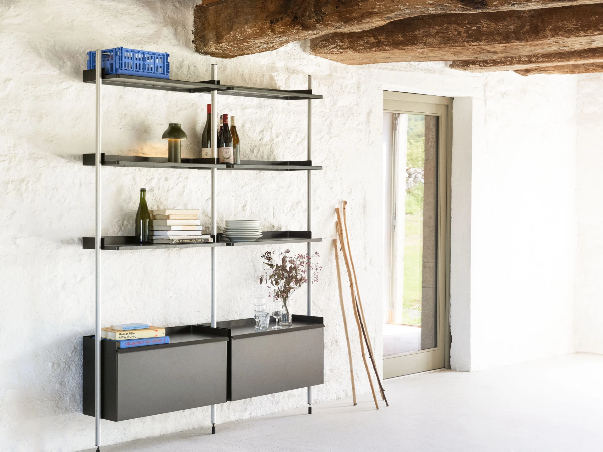 HAY Colour Crate Medium Electric blue