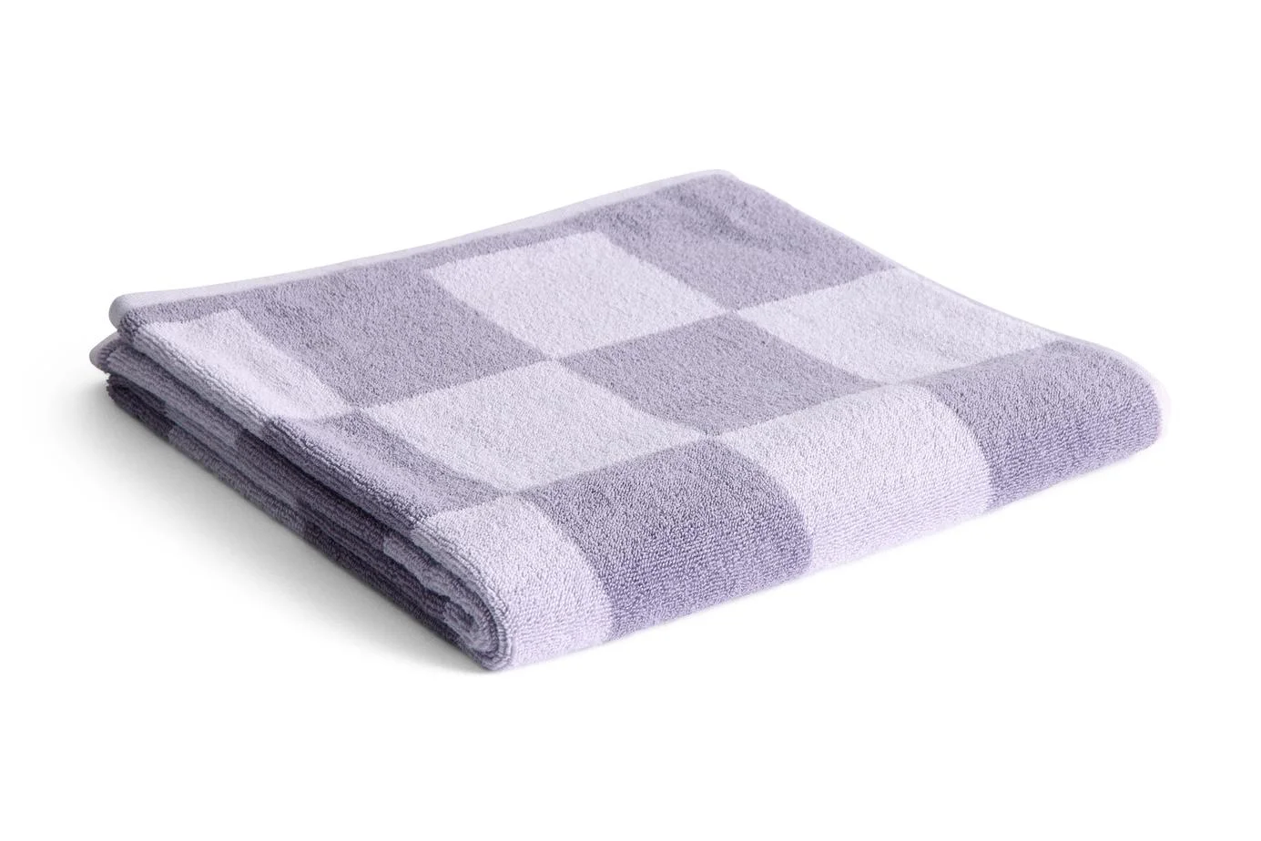 Check Bath Towel Lavender