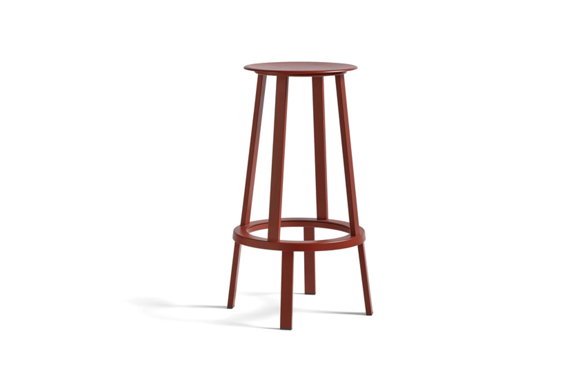 Revolver Bar Stool High H76 Lava red