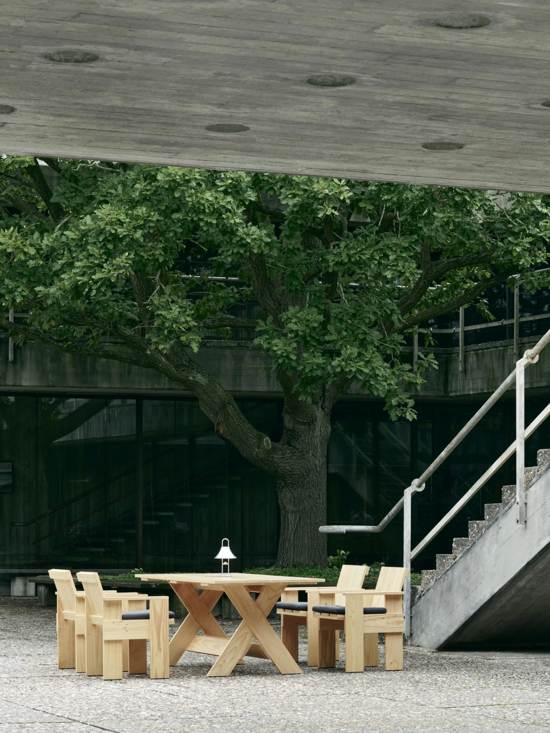 Crate Dining Table L180 Natural