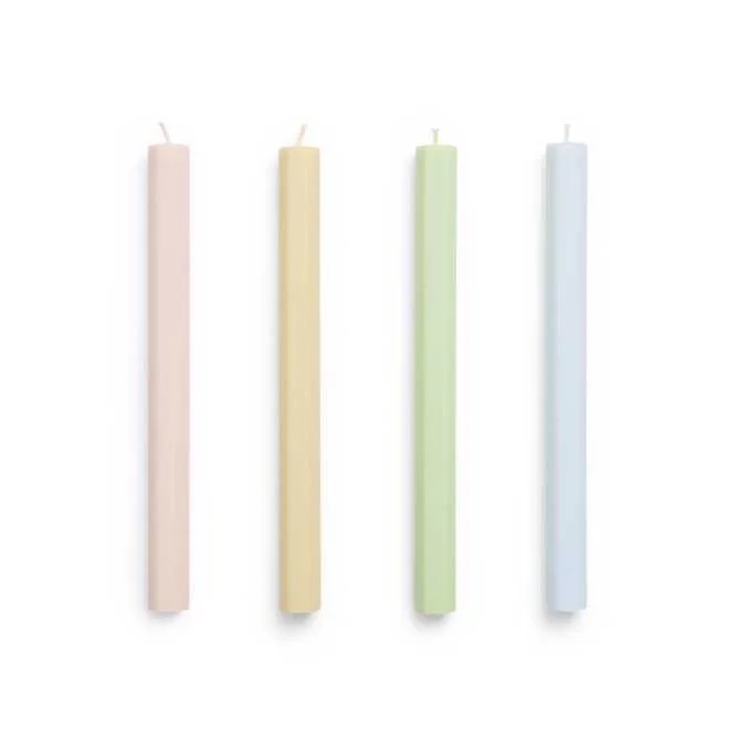 Hexagon Candle Fresh Set of 4