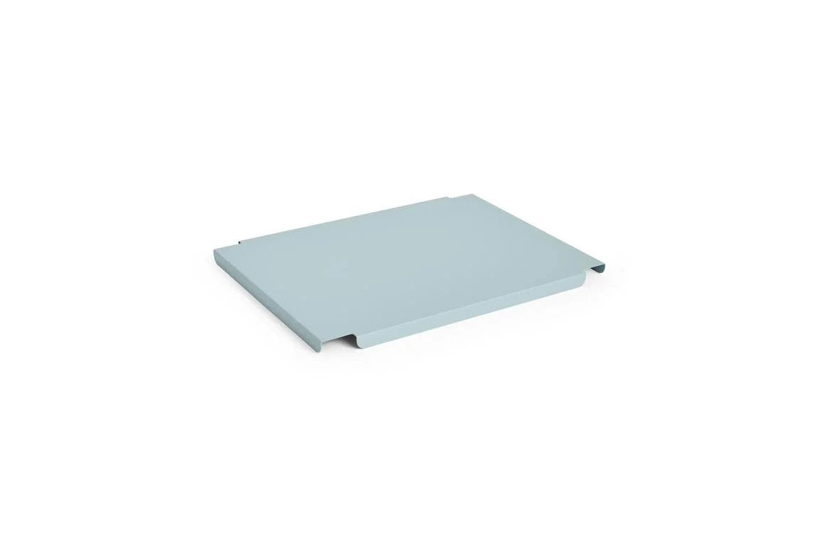 HAY Colour Crate Lid Metal Medium Dusty blue