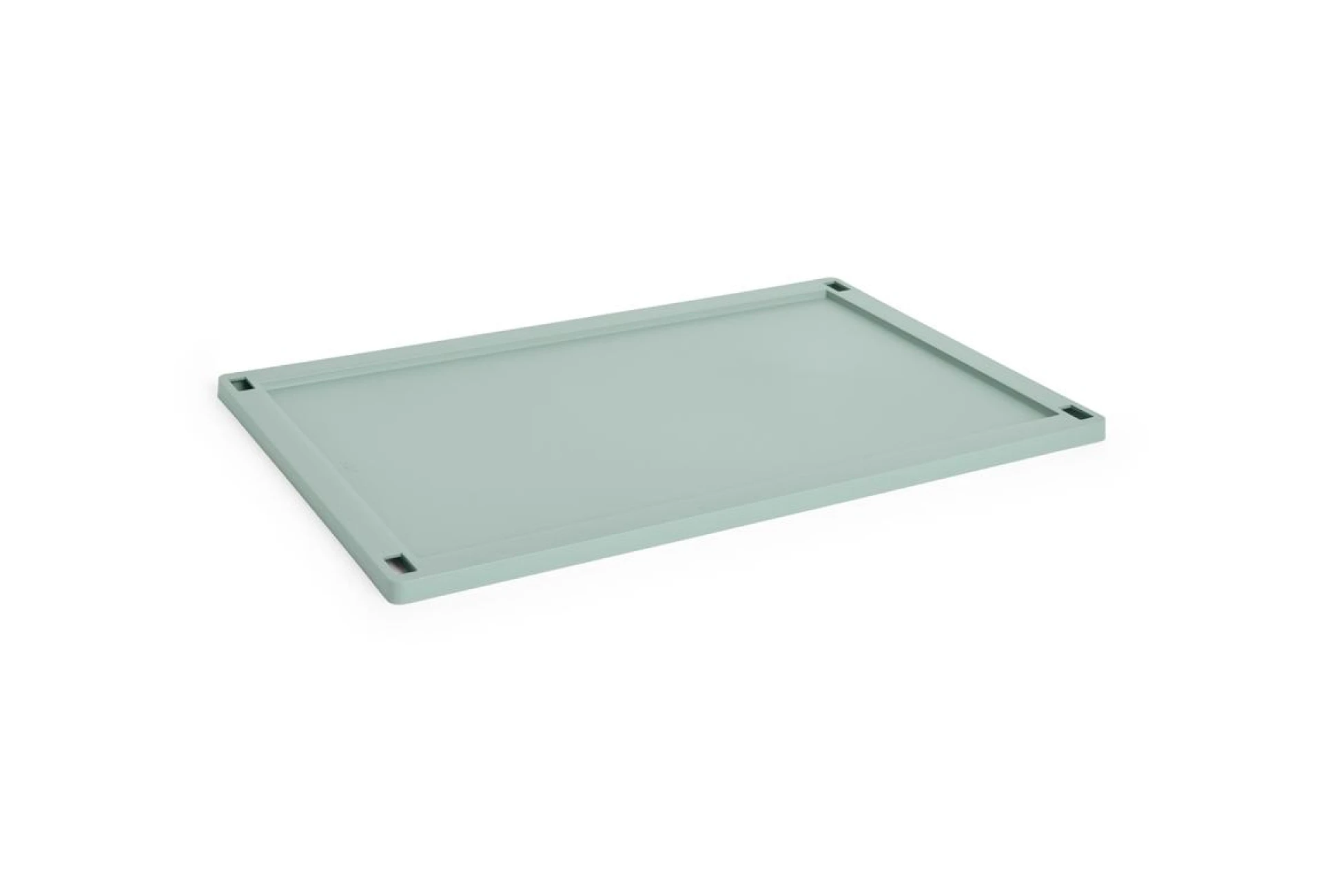 HAY Colour Crate Lid Plastic Large Sage green