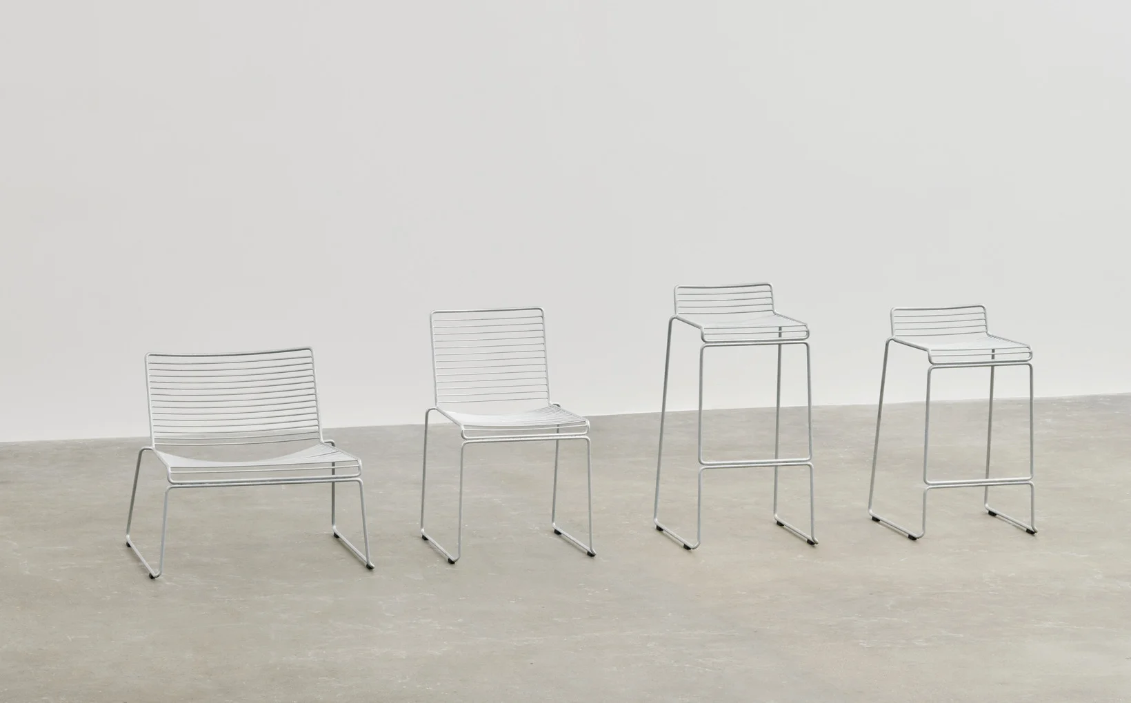 Hee Bar Stool High Hot Galvanised