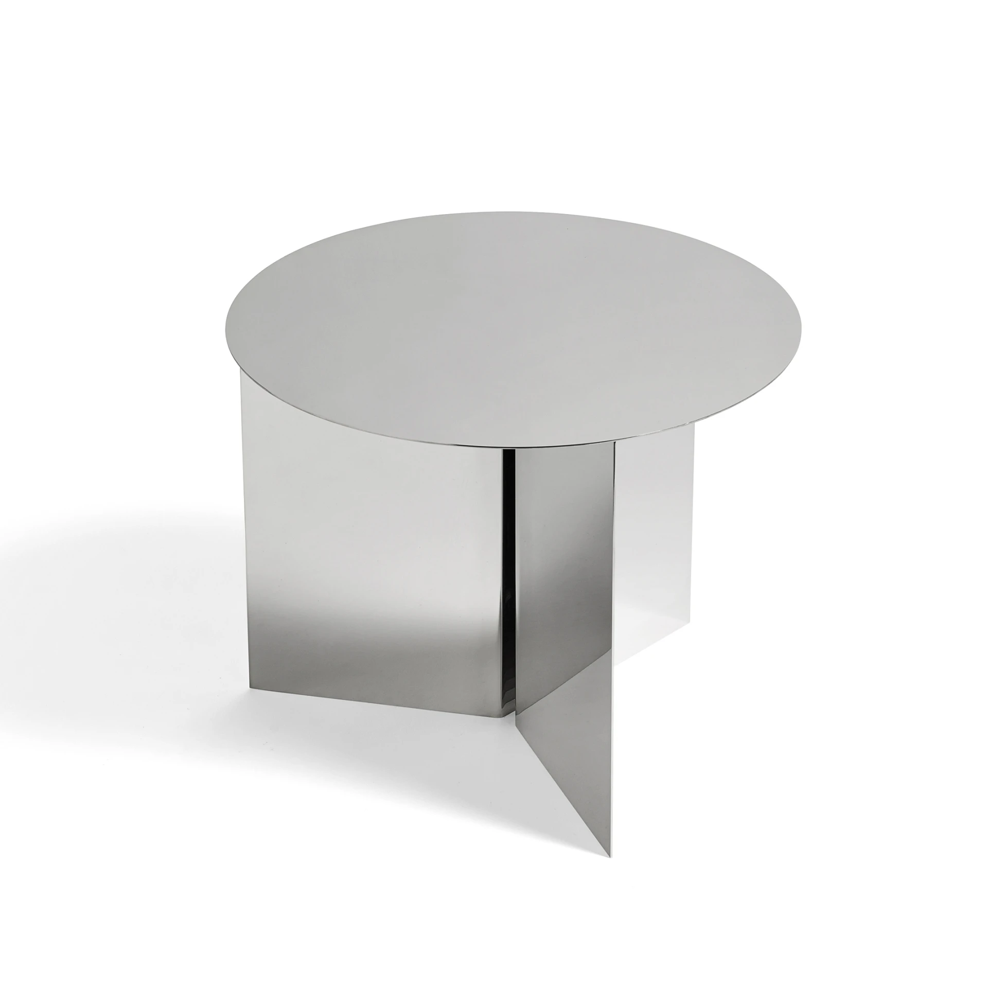 Slit Table Round Mirror