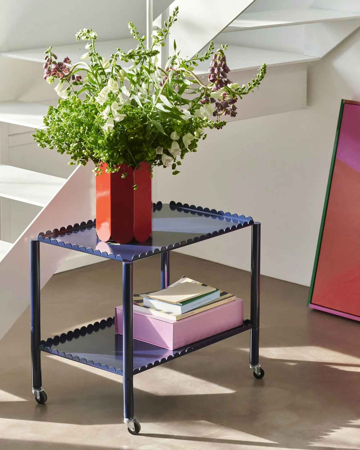 Arcs Trolley Low Steel blue