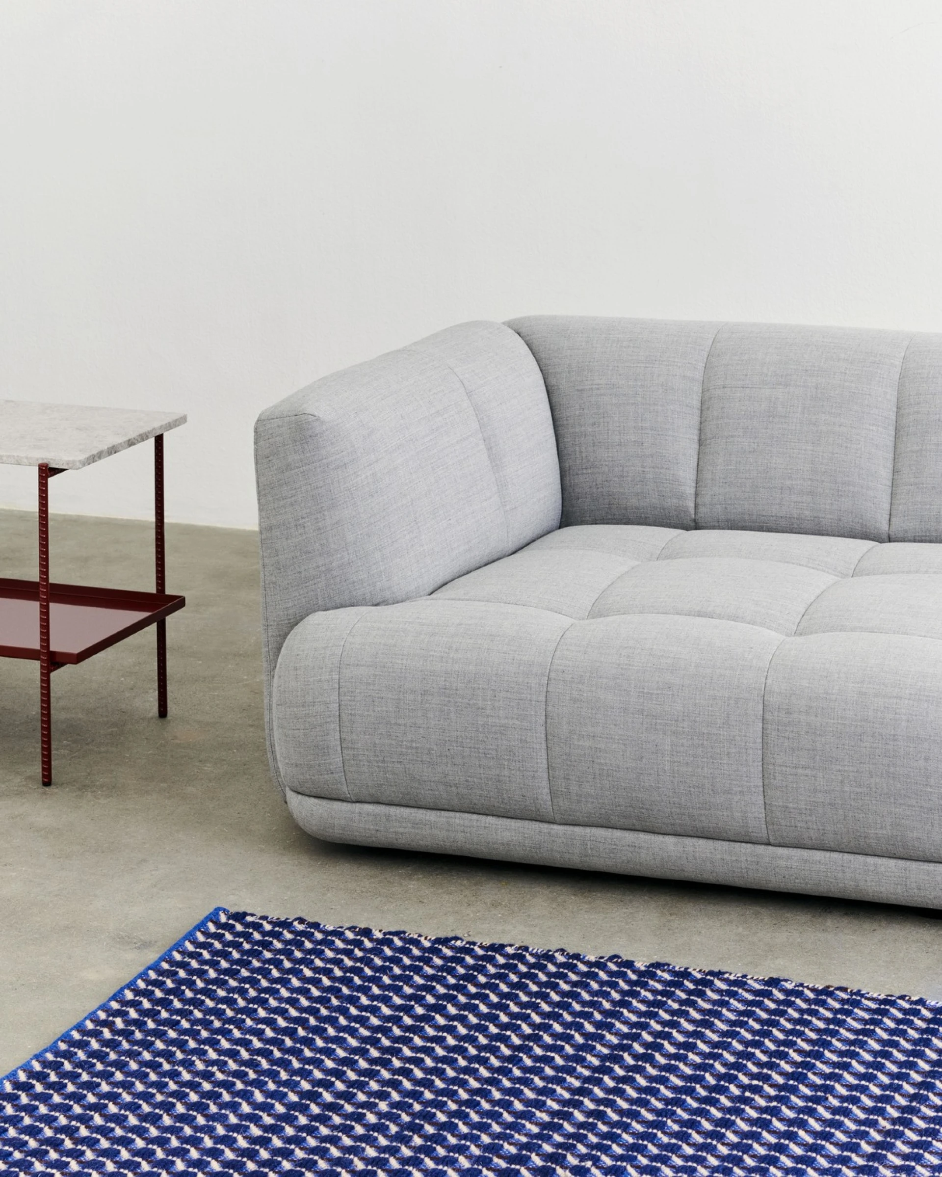 Channel Rug 140 x 200 Blue, white